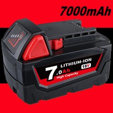 7.0AH Für Milwaukee M18 Akku M18B12 18V XC Li-Ion 48-11-1860 7.0Ah