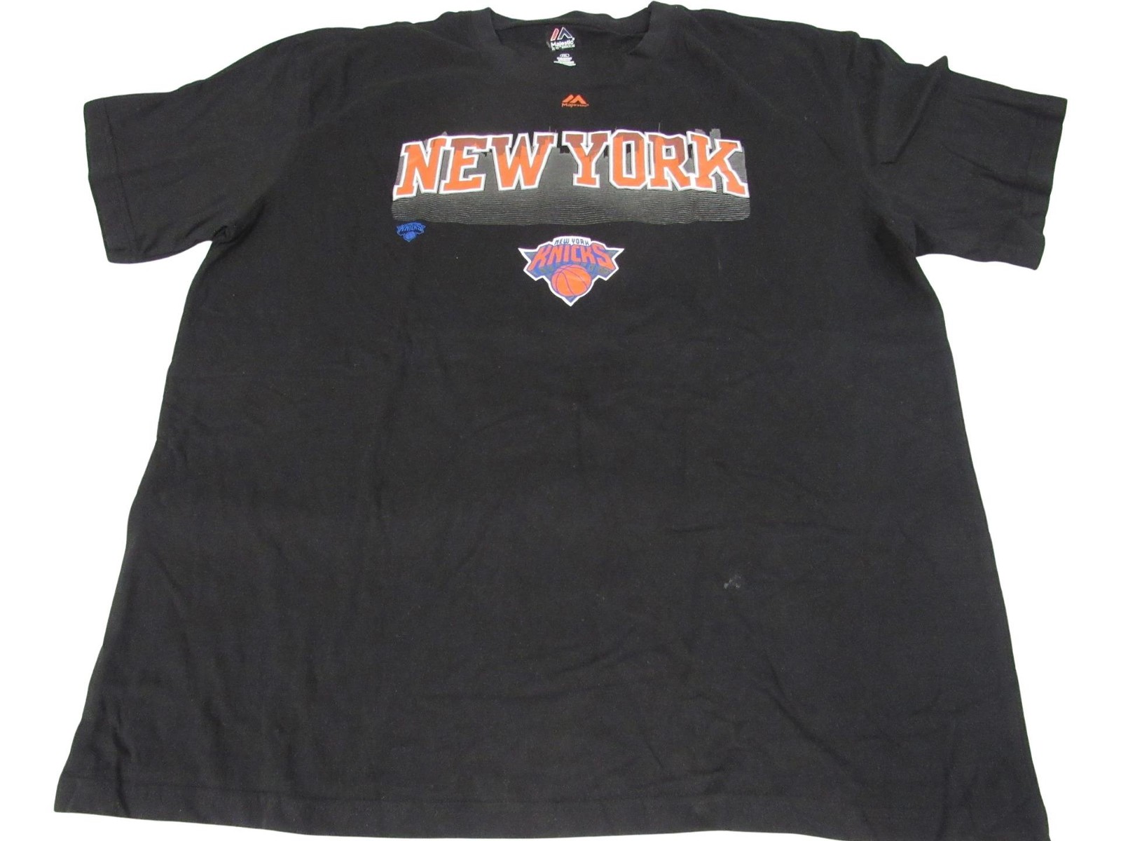 New NY New York Knicks Mens Sizes 2XL-4XL-5XL-6XL Black Majestic Shirt