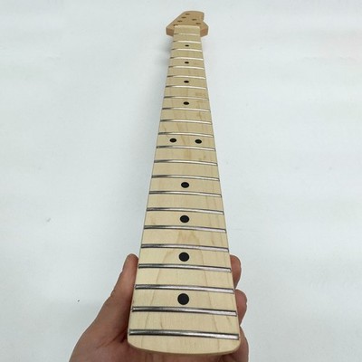 DIY Maple Electric Guitar Neck 25.5'' Scale 22 Frets Replacement