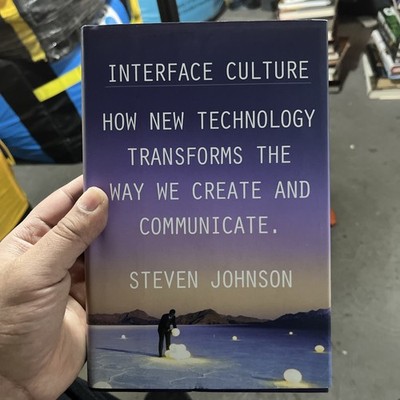 Interface Culture by Stephen Johnson Hardcover Social Aspects Computers Textbook