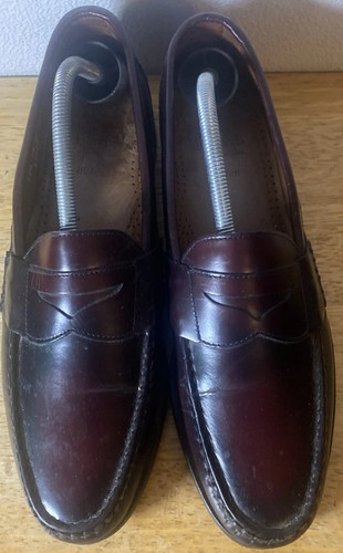 Allen Edmonds Men's Walden Penny Loafers Leather Burgundy Shoes Size 11.5 3A USA - Picture 3 of 14