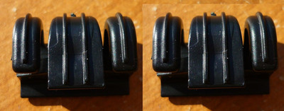 (2) HUFFY Basketball Rim Hoop Net Replacement Clips 83561 Discontinued Originals