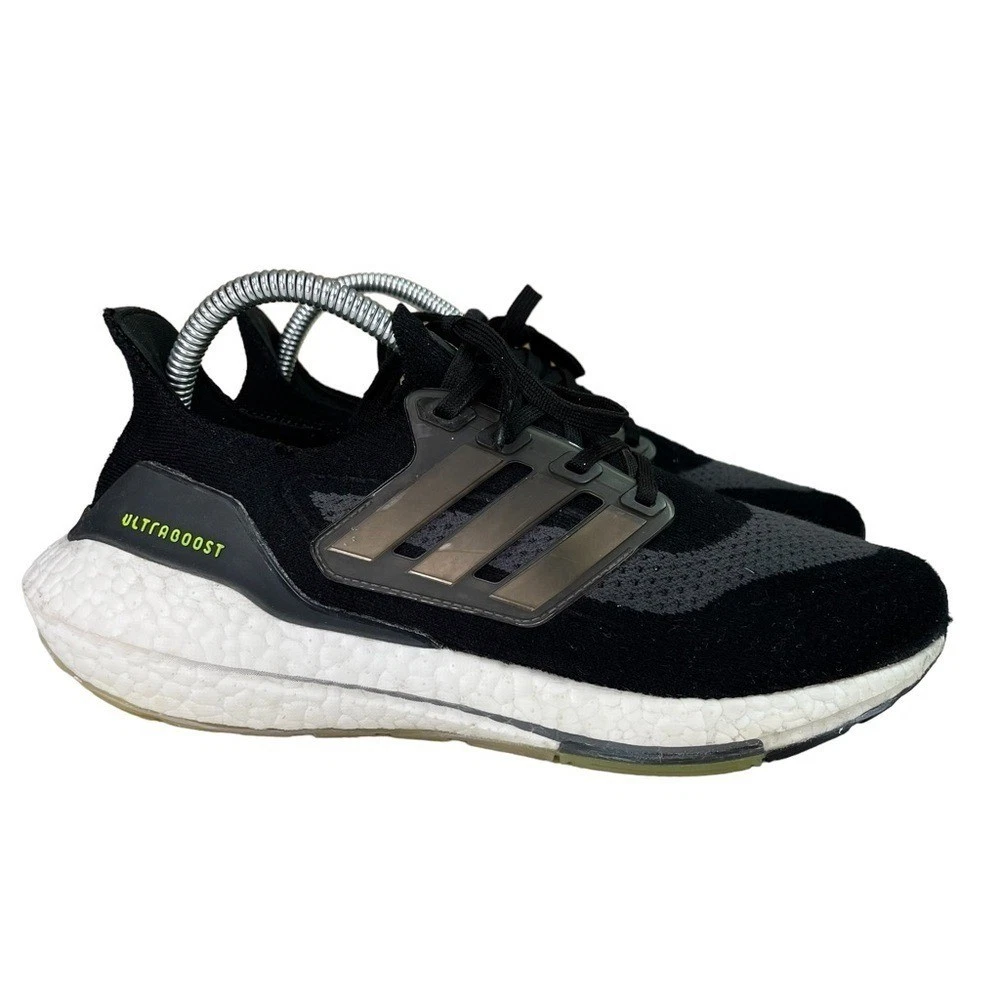 adidas UltraBoost 21 Black Silver Metallic | eBay display picture 1