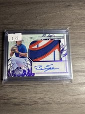 2024 Leaf Trinity - Brandon Sproat Patch Auto /10 - New York Mets