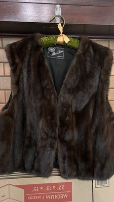 100% Real Mink Vest For Women