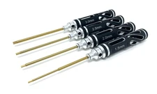 MT Racing 4 Piece "Titan" Precision Metric Hex Driver Set MTR1551BK