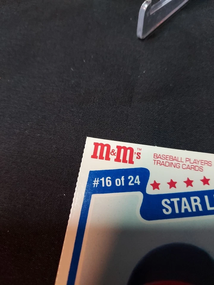 1987 M&M's Star Lineup - Joe Carter #16 - Image 3 of 4