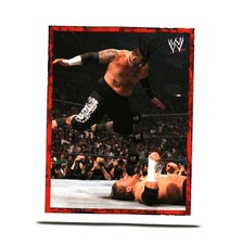 Umaga 2008 Merlin WWE Heroes Stickers 74