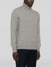 NWT 2500 Brunello Cucinelli Alpaca-Wool Blend Turtleneck Sweater 50/ 40US A262