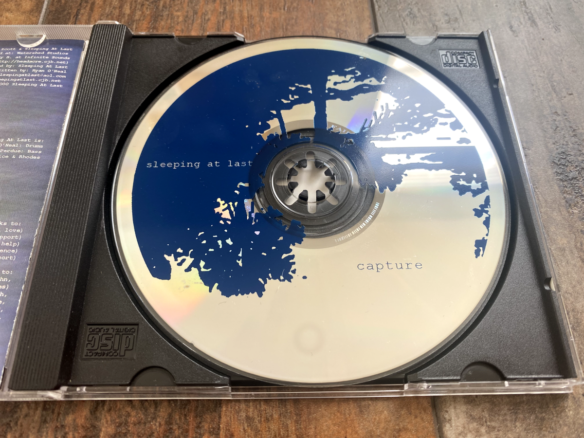 SLEEPING AT LAST - CAPTURE (2000 DEBUT ALBUM) SELF RELEASED DEMO