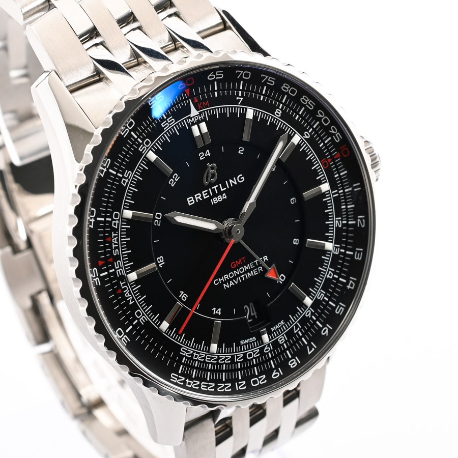 BREITLING Navitimer Automatic GMT 41 A32310251B1A… - image 4