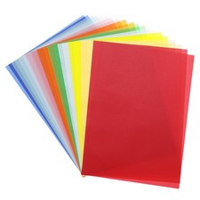 Papier vélin coloré 20 feuilles multicolore 8,3" x 5,9" papier vélin imprimable