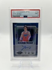2021 Panini Contenders Optic Rookie Ticket Josh Giddey #130 PSA 9 MINT Auto 0t16