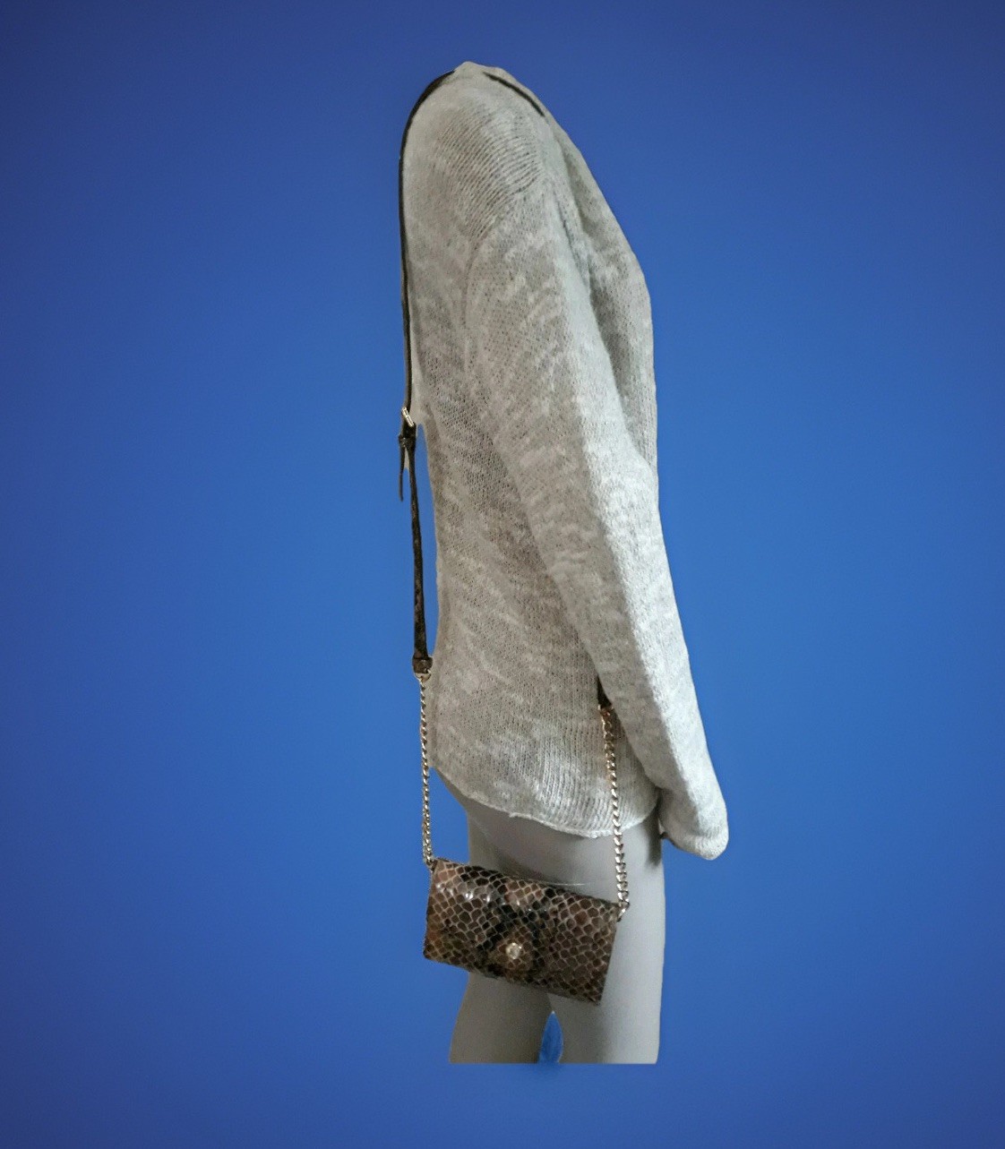 MICHAEL KORS Python Embossed Leather Crossbody Cl… - image 4