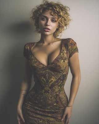 Boho Sheek Hippie Chick Model Print 8x10 Boho Glam - 260316122