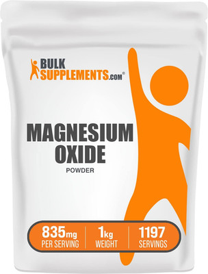 BulkSupplements.com Magnesium Oxide Powder - Magnesium Oxide Supplement, Mineral