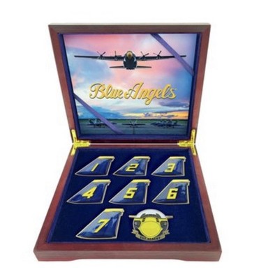 Extremely Rare Blue Angels Flight Demonstration Team Complete Display Set