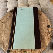 Vtg. Wilson Jones Acct Ledger Journal Hard Bound Book S304 Used