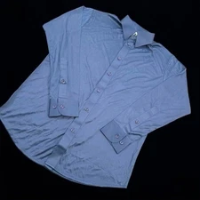 Men's Collars & Co. Dress Collar Polo Shirt, Button Down, Long Sleeve, Small