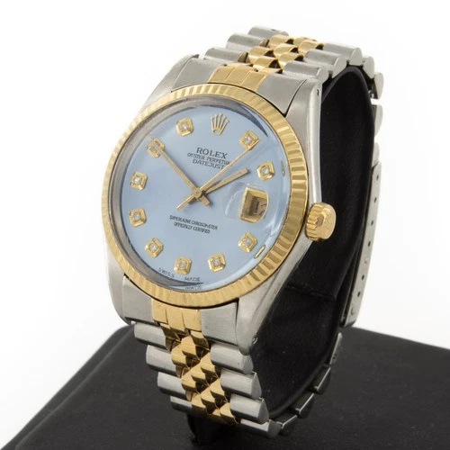 Men's Rolex OP Datejust Two-Tone 36mm Watch Ref.#16013 MOP Dial W212680-1