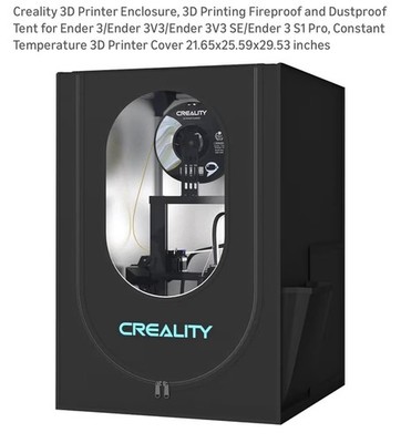 Creality 3D Printer Enclosure Fireproof Dustproof 48x60x72cm for Ender 3 V2 Neo