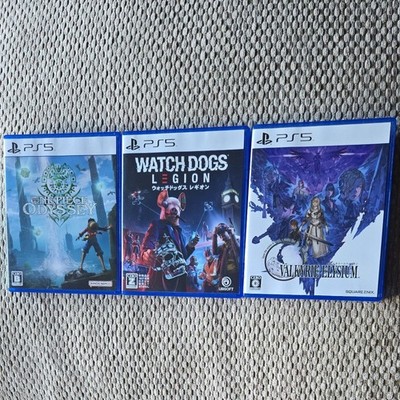 PS5 Spielepaket 3 Stück One Piece Odyssey Watch Dogs Legion Valkyrie Elysium ...