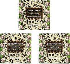 Greenwich Bay - 6oz Botanical Shea Butter - 3 Bar Soaps - Gingerbread