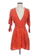 Faithfull the Brand Women Orange Casual Dress 4