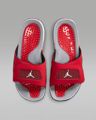 Nike Jordan Hydro 4 Retro Fire Red Men's Slides | eBay