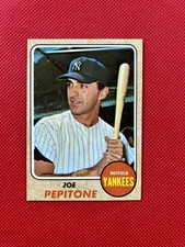 1968 Topps #195 Joe Pepitone New York Yankees High-end NM           B68#195A1