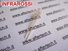 IR 5mm 100 180DEGREE INFRARED LED STRAWHAT IRDA + RESISTORS A1B16.A2C48