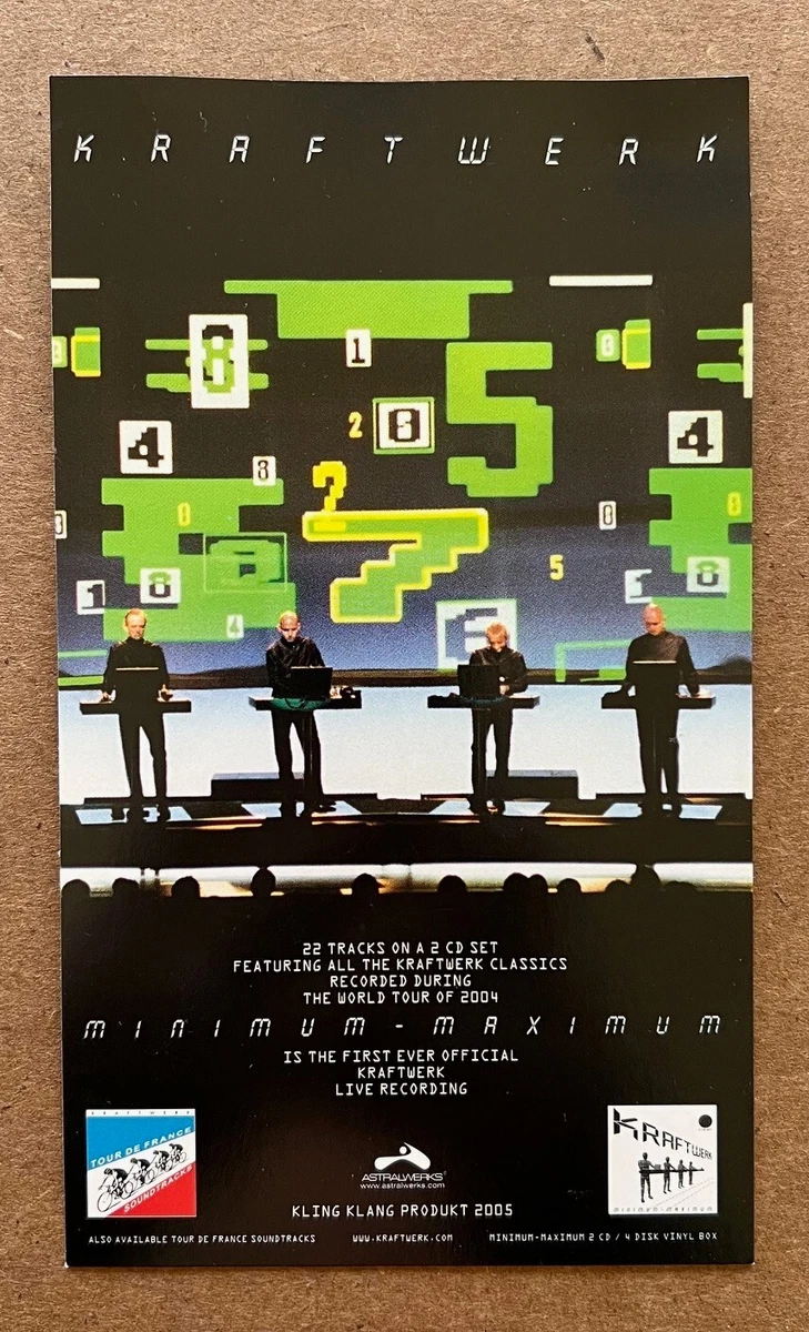 Kraftwerk Minimum Maximum products for sale | eBay