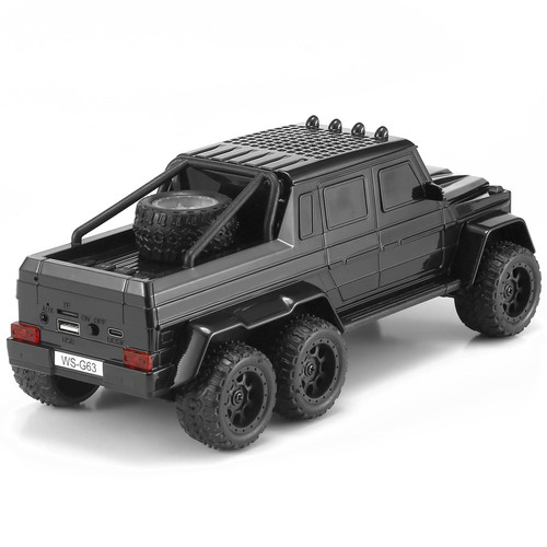 Mercedes Benz G63 6x6 Bluetooth Wireless Speaker with RGB LED Lights - Yellow - Bild 2 von 6