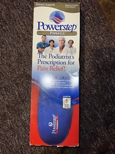 Powerstep Pinnacle Full Length Insoles pain re Supports Orthotics M3-3.5/W5-5.