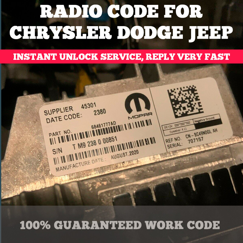 dodge ram pin number
