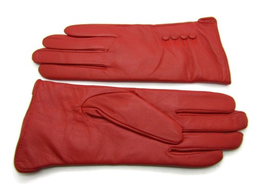 Guantes de cuero suave genuino de alta calidad premium para dama y mujer totalmente forrados cálidos - Imagen 30 de 214