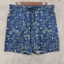 Southern Tide Mens Xl Boardshorts Swim Trunks Sheels Beach Print Mesh Liner