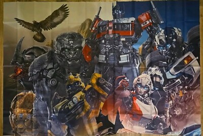 Transformers Wall Decor, Rise of the Beasts, 3×5ft, w/Party Decor & Accessories
