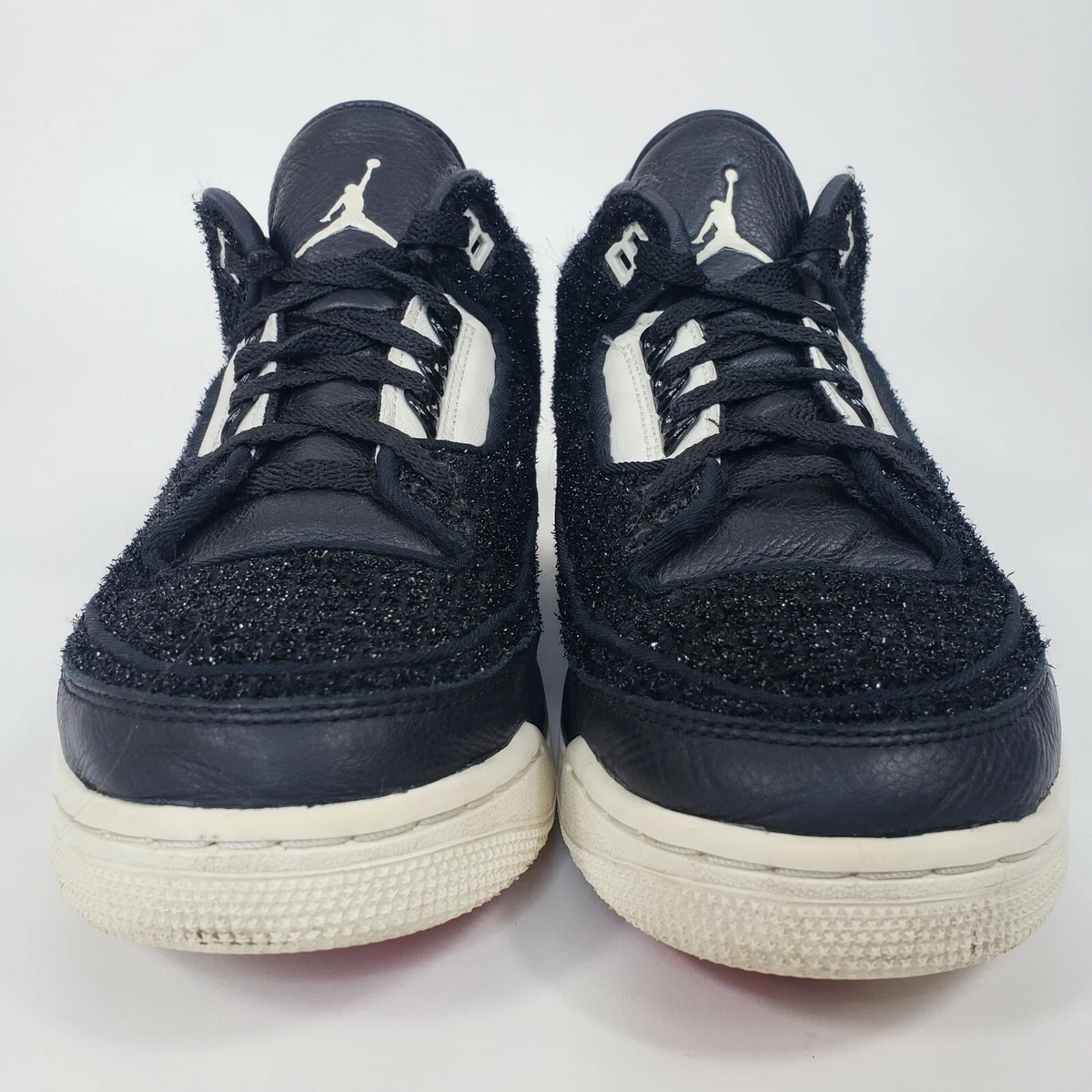 Nike Air Jordan 3 Retro AWOK Anna Wintour Vogue Black Glitter Women s Size 9.5