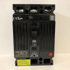 NEW OLD STOCK! GENERAL ELECTRIC 3A 3-POLE CIRCUIT BREAKER TEC36003