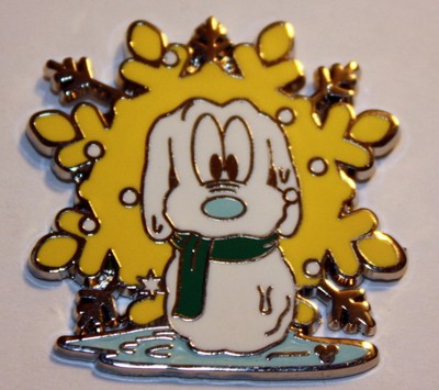 DLR - 2007 Hidden Mickey - Snowman Collection - Pluto