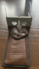 Vintage Pocket Stereoscopes With Pouch Luminos Photo Corp Model PS-4a Rare-