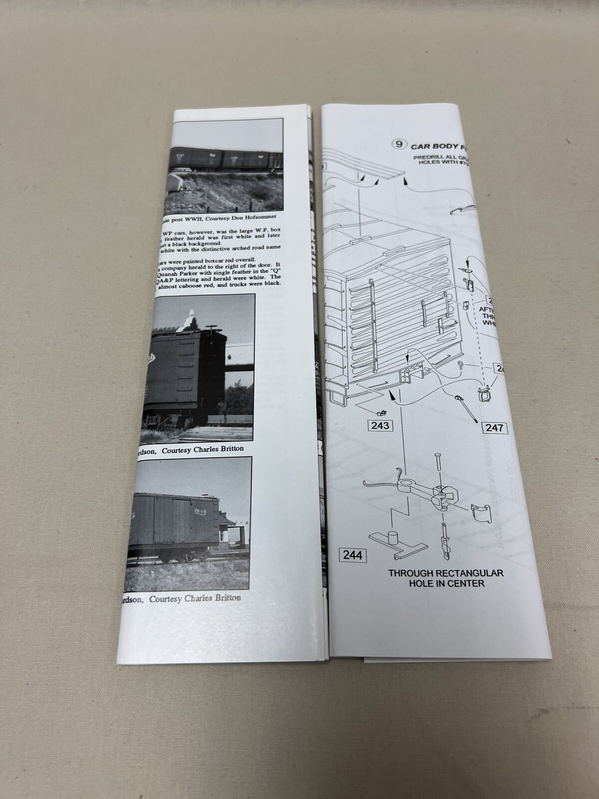 San Juan Car Co O Scale WP 40' Boxcar Undecorated w Decals Railroad