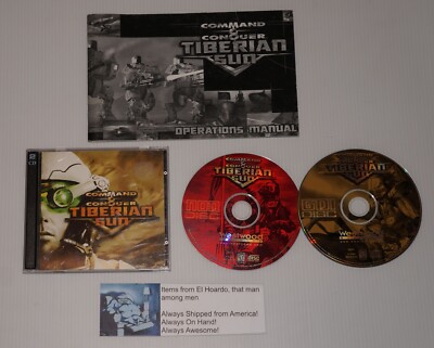 Command & and Conquer Tiberian Sun PC CDROM With Instruction Manual