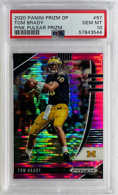 高品質＆レア◎ブラジル産 スモーキーファトムシトリン 虹入り 2020 Panini Prizm Draft Picks - Tom Brady #97 Pink Pulsar Prizm