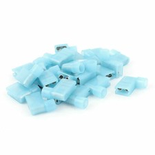 25Pcs Nylon Insulated Female 16-14 AWG Cable Wire Flag Terminal Connectors   KD