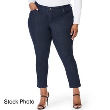 20W Sofia Vergara Plus Size Skinny Mid-Rise Stretch Ankle Jeans