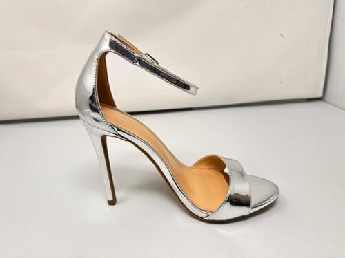 Women's Tampa Round Toe Single Band Ankle Strap Stiletto High Heel Sandals Tampa - Picture 47 of 80