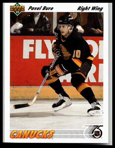 1991-92 Upper Deck #555 Pavel Bure Vancouver Canucks