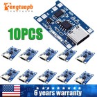 10X TP4056 5V 1A USB Type-C 18650 Lithium Battery Charging and Protection Board